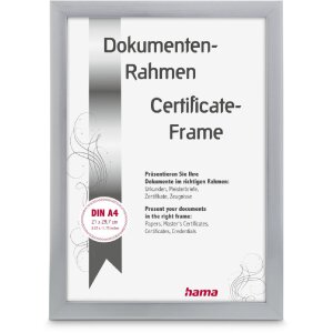 Hama cornice in plastica Chiaro argento 21 x 29,7 cm DIN A4