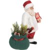 Clayre & Eef 65599 Decorazione natalizia Babbo Natale Bianco Rosso 18x13x27 cm