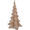 Clayre & Eef 6PR3905GG Albero di Natale LED Marrone Beige 26x23x42 cm 3xAA