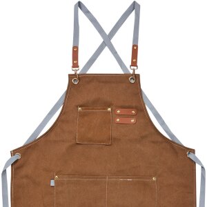 Clayre & Eef KT041.045 Grembiule marrone 63x75 cm...