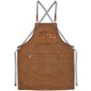 Clayre & Eef KT041.045 Grembiule marrone 63x75 cm 100% poliestere