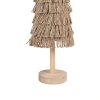 Clayre & Eef 65869 Decorazione per albero di Natale in legno marrone Ø 14x42 cm