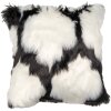 Clayre & Eef KT021.352 Copricuscino Bianco Nero 45x45 cm Poliestere