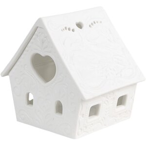 Clayre & Eef 6CE1740 Portacandele in porcellana...