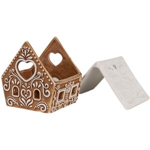 Clayre & Eef 6CE1743 Portacandele in porcellana...