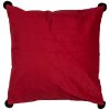 Clayre & Eef KT021.365 Copricuscino Smile Rosso Bianco 45x45 cm Poliestere