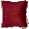 Clayre & Eef KT030.055 Copricuscino Rosso Porpora Barocco 55x55 cm