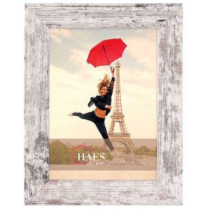 Cornice Haes Deco SP001136 Paris White Brown 13x18 cm vetro acrilico effetto legno
