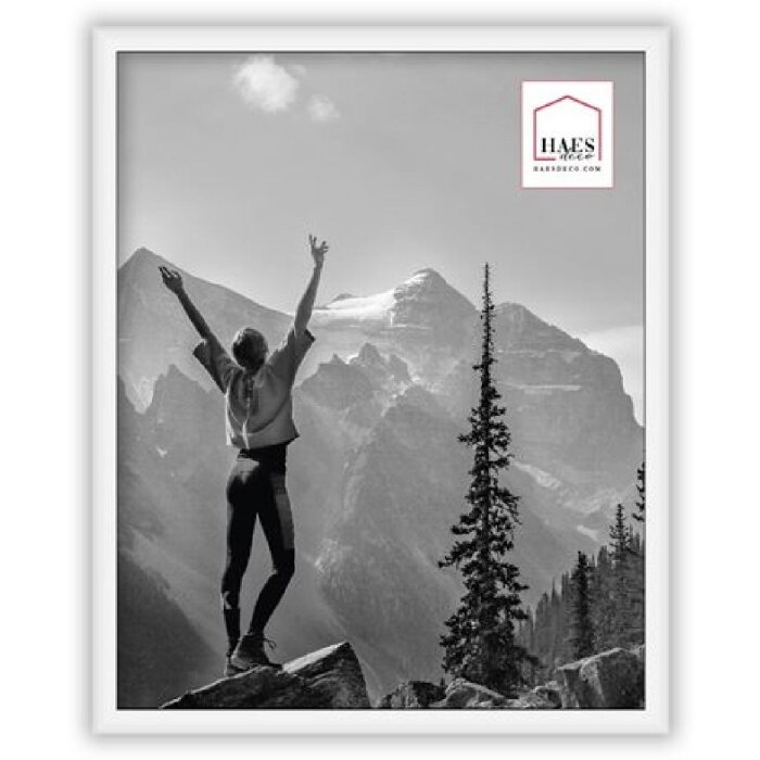Haes Deco EF12W Easy Frame Portafoto in plastica bianco 20x25 cm