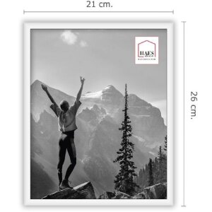 Haes Deco EF12W Easy Frame Portafoto in plastica bianco 20x25 cm