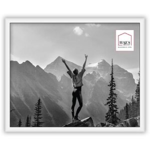 Haes Deco EF12W Easy Frame Portafoto in plastica bianco 20x25 cm