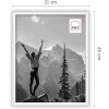 Haes Deco EF12W Easy Frame Portafoto in plastica bianco 20x25 cm
