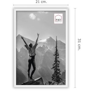 Haes Deco EF4W Easy Frame Cornice in plastica bianca 20x30 cm