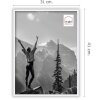 Haes Deco portafoto in plastica EF5W Easy Frame Bianco 30x40 cm