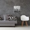 Haes Deco EF18W Cornice per foto in plastica bianca 50x50 cm con vetro artistico