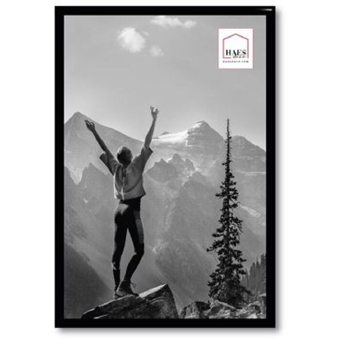 Haes Deco portafoto in plastica EF4B Easy Frame Nero 20x30 cm