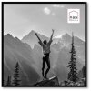 Haes Deco portafoto in plastica EF17B Easy Frame Nero 40x40 cm