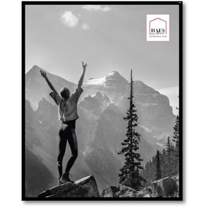 Haes Deco portafoto in plastica EF7B Easy Frame Nero 40x50 cm montaggio a parete