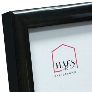 Haes Deco EF18B Easy Frame Portafoto in plastica nero 50x50 cm