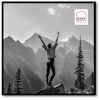 Haes Deco EF18B Easy Frame Portafoto in plastica nero 50x50 cm