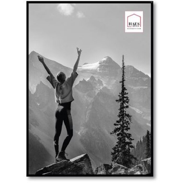 Haes Deco portafoto in plastica EF8B Easy Frame Nero 50x70 cm