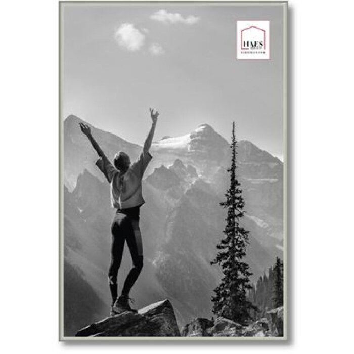 Haes Deco portafoto in plastica EF9S Easy Frame Argento 40x60 cm