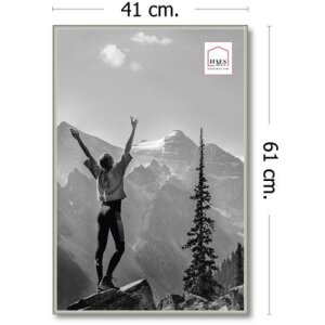 Haes Deco portafoto in plastica EF9S Easy Frame Argento 40x60 cm