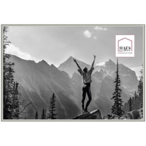 Haes Deco portafoto in plastica EF9S Easy Frame Argento 40x60 cm
