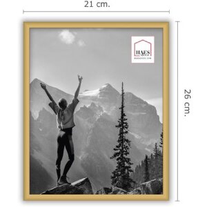 Haes Deco EF12G Easy Frame Cornice in plastica dorata 20x25 cm