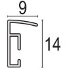 Haes Deco EF12G Easy Frame Cornice in plastica dorata 20x25 cm