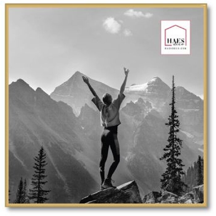 Haes Deco Easy Frame portafoto in plastica oro 50x50 cm