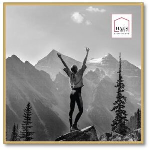 Haes Deco Easy Frame portafoto in plastica oro 50x50 cm