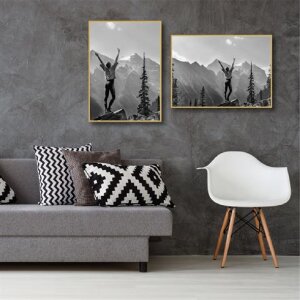 Haes Deco portafoto in plastica EF8G Easy Frame Gold 50x70 cm per montaggio a parete
