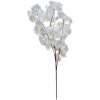 Clayre & Eef 5PL0108W Ramo decorativo con fiori in plastica bianca Ø 8x95 cm