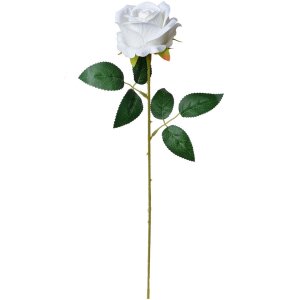 Clayre & Eef 6PL0317W Fiore Artificiale Rosa Bianco...