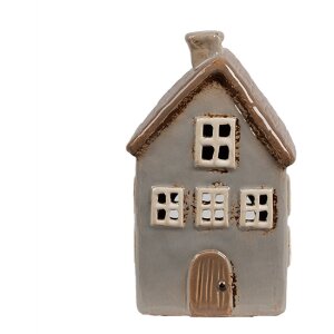 Clayre & Eef 6CE1890 Portacandele Casa in ceramica...