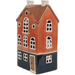 Clayre & Eef 6CE1914 Portacandele Casa in ceramica...
