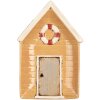 Clayre & Eef 6CE1867 Piatto Giallo Beige 25x17x3 cm Ceramica Stile Country