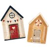 Clayre & Eef 6CE1867 Piatto Giallo Beige 25x17x3 cm Ceramica Stile Country