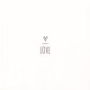 Clayre & Eef 73086 Tovaglioli di carta Love White 33x33 cm 20 pezzi