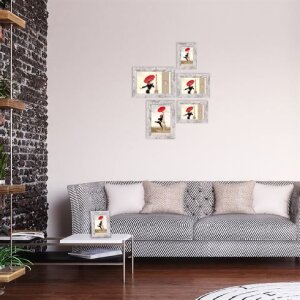 Cornice Haes Deco Parigi Bianco Marrone effetto legno...