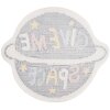 Clayre & Eef BM0017 Tappeto da bagno Give Me Space Design 60x50 cm