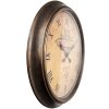 Clayre & Eef 6KL0825 Orologio da parete vintage Ø 55 cm Marrone / 1xAA