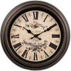 Clayre & Eef 6KL0828 Orologio da parete in stile vintage Ø 31 cm / 1xAA
