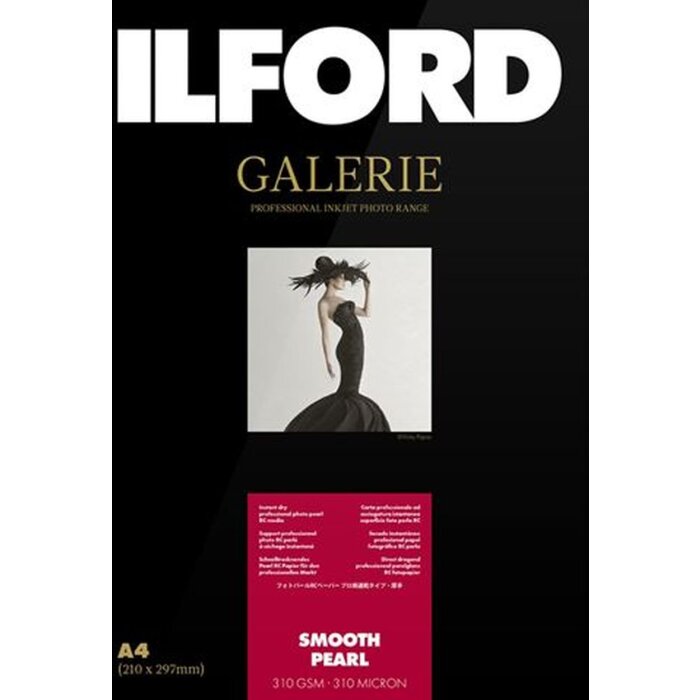 Carta fotografica Ilford Gallery Smooth Pearl 310g A3+ 25 fogli