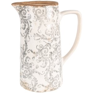 Clayre & Eef 6CE1921L Brocca da decorazione 21x14x26 cm