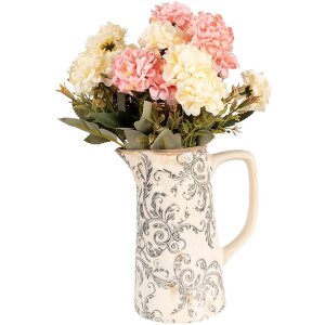 Clayre & Eef 6CE1921M Brocca da decorazione 16x11x20 cm