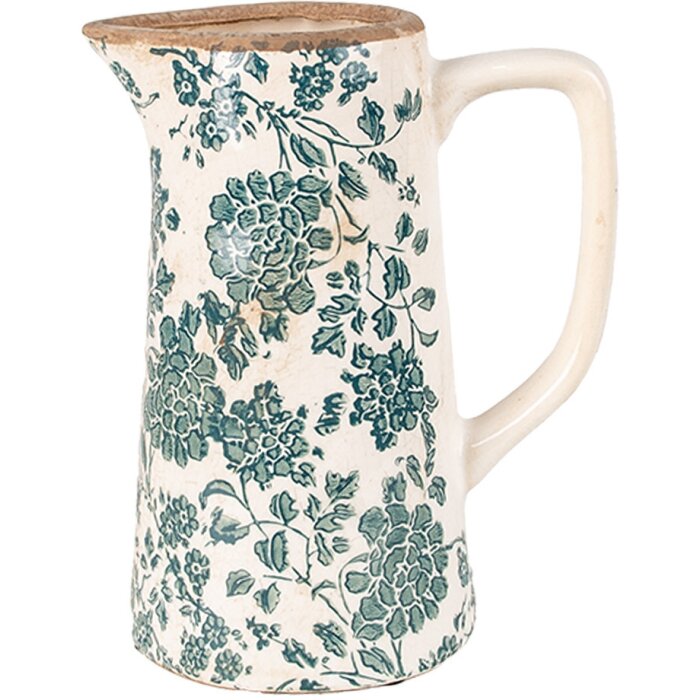 Clayre & Eef 6CE1922M Brocca da decorazione 16x11x20 cm