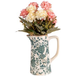 Clayre & Eef 6CE1922M Brocca da decorazione 16x11x20 cm
