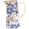 Clayre & Eef 6CE1923M Brocca da decorazione a motivi floreali 16x11x20 cm
